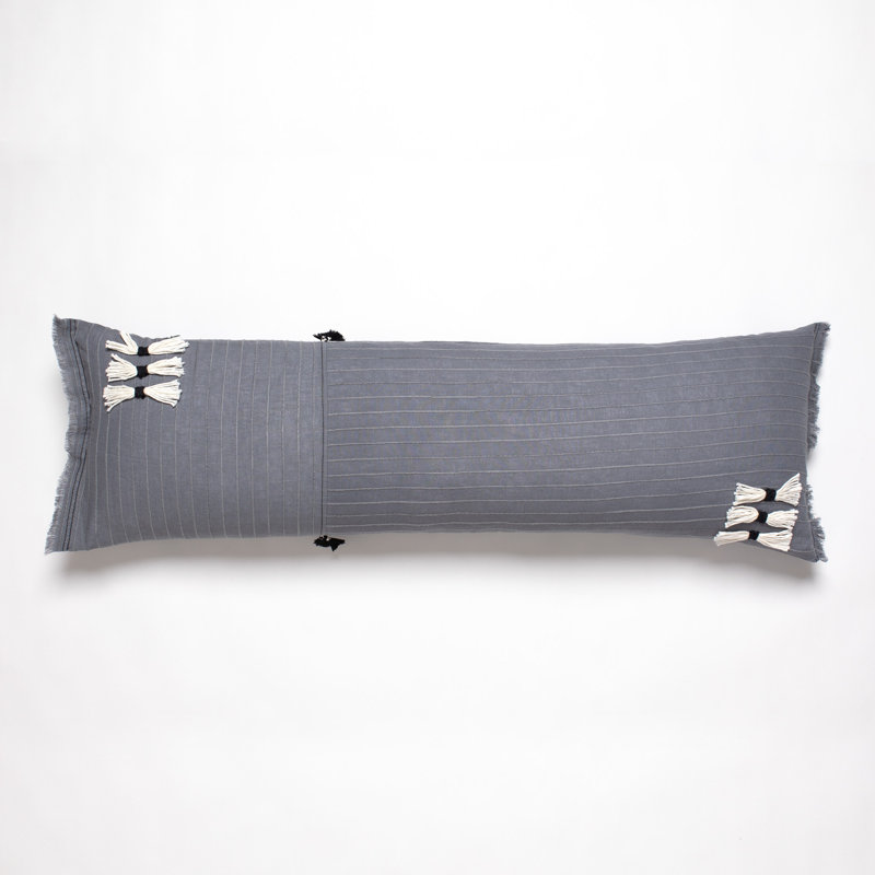 Cambria Linen Bolster Pillow Cover & Insert