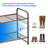 33'' Wide 3-Tier Metal Shoe Rack Shelf for Closet Stackable and Adjustable-2050845086