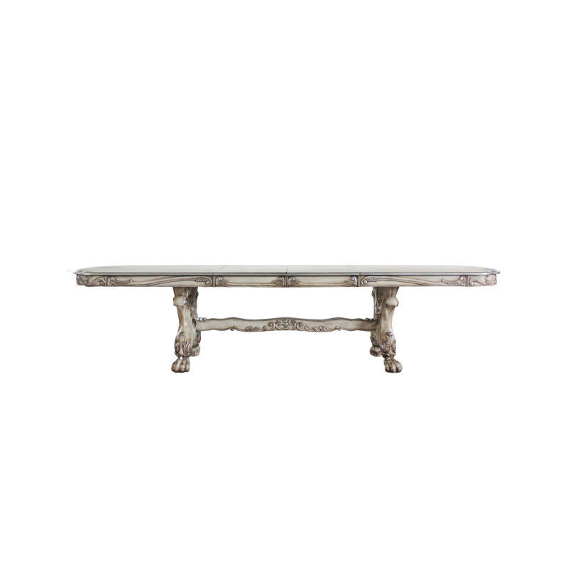 Table de salle à manger rectangulaire avec plateau extensible