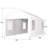 Carport 10' X 20' Portable Garage, Heavy Duty Car Port Canopy With 2 Roll-Up Doors & 4 Ventilated Windows For Car, Truck, Boat, Garden Tools-113412703