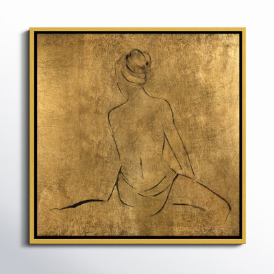Maia Golden Bather II by Sally Swatland - Painting Print