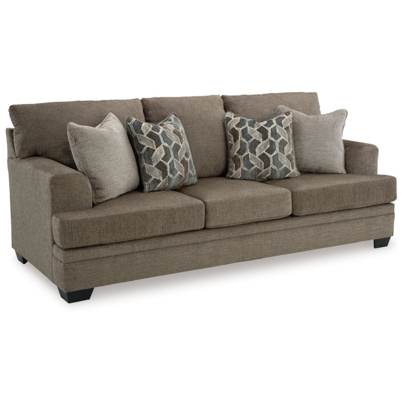 Canapé Fiarvale, Polyester à 100 % de couleur brune