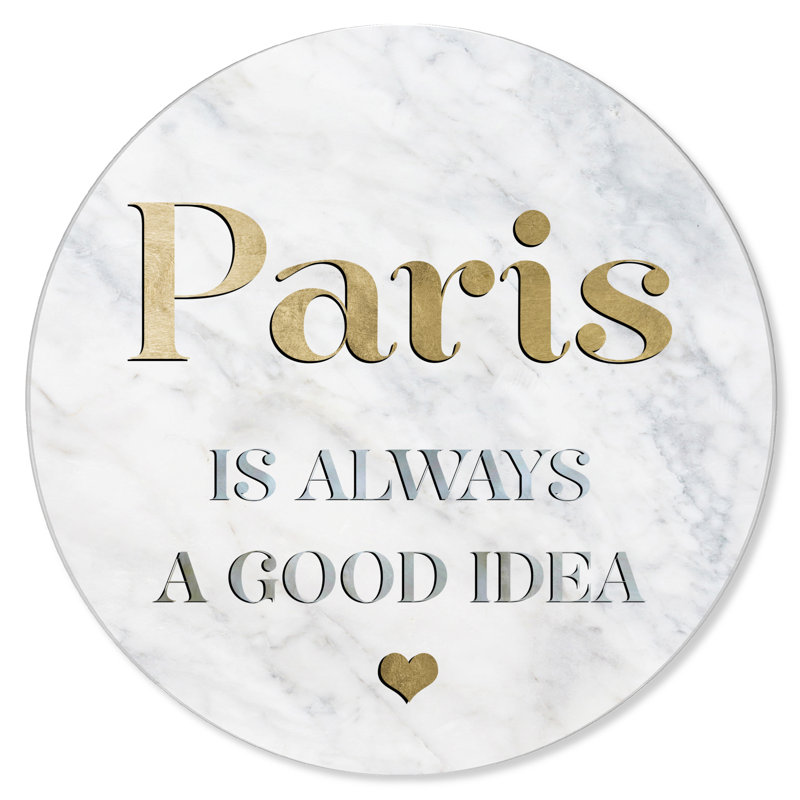 Always A Good Idea Pearl Circle Print, 20" H x 20" W 
