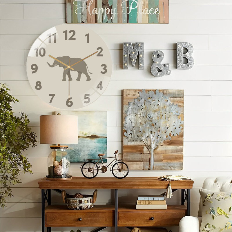 Horloge murale Elephant