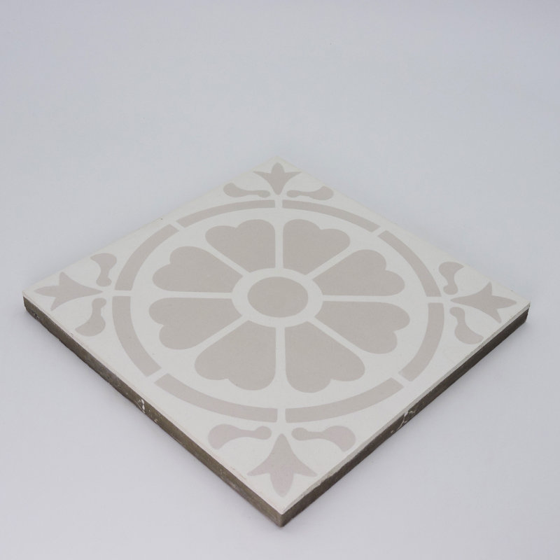 Sintra 8" x 8" Cement/Marble Patterned Wall & Floor Tile
