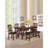 Transitional Dark Walnut Dining Table, Rectangular, Manufactured With Fine Rubberwood Rectangle Table In Walnut, Crafted Solid-307256542