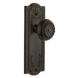 Grandeur Parthenon Plate Single Dummy with Parthenon Door Knob