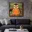 Aurum Wall Art, «Vitrail bébé pingouin» par Rich Monet, art mural en métal doré, 36 po x 36 po-851754311