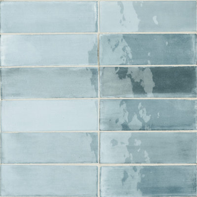 Italian Glazed Cerulean 2 x 6.5
