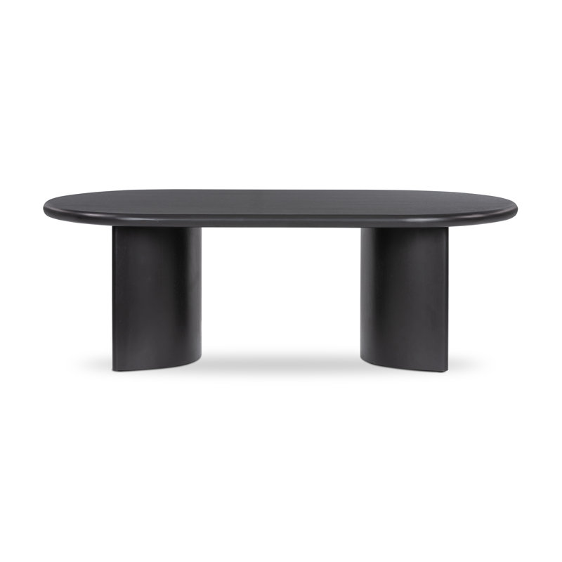 Table basse Haiden, H 17 po x L 35 po x l 65 po, Acacia noir patiné