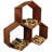 Ancha Hexagon Outdoor Cold-Rolled Steel Firewood Log Rack Set