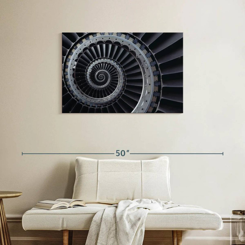 Plane Turbine Spiral Effect
