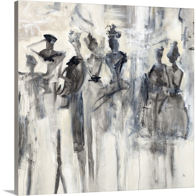 « silhouette gal », peinture sur toile, Toile tendue, H 12 po x l 12 po x p 1,25 po