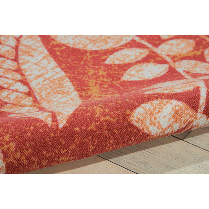 Tapis tissé à la machine intérieur/extérieur Adamov, Rectangle 10 pi x 13 pi