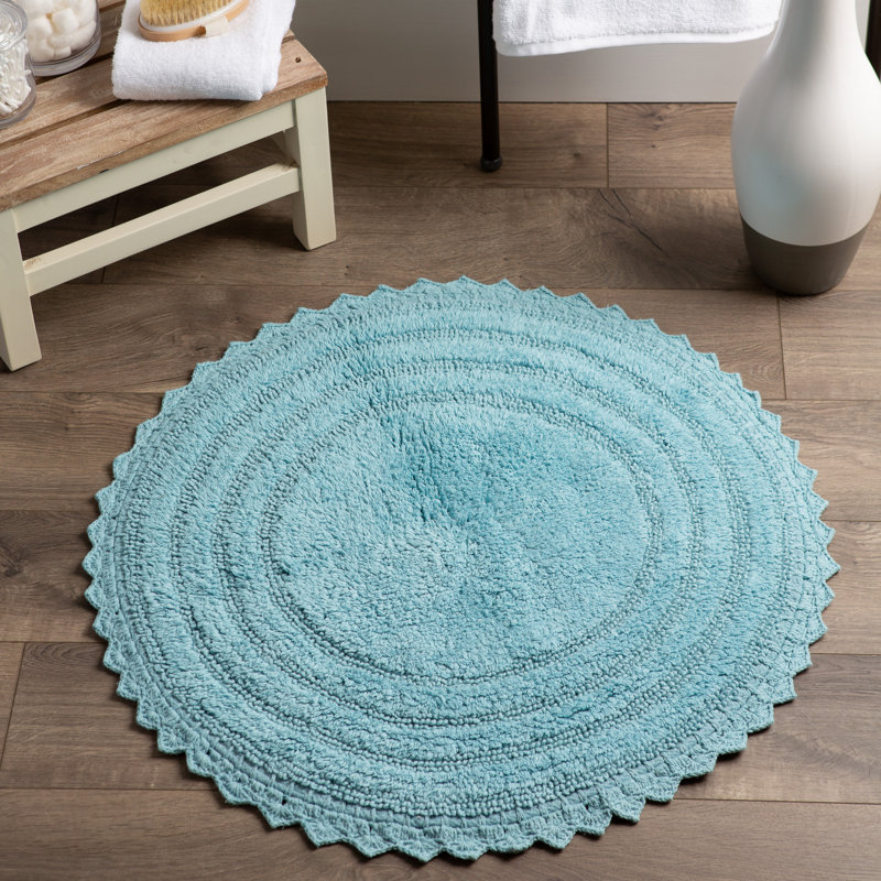 Lisk Bath Rug, Cameo Blue