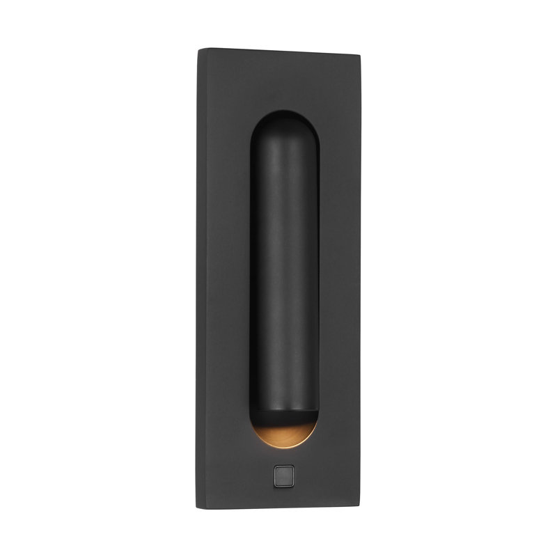 Ponte LED Flush Mounted Sconce, Nightshade Black