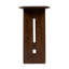Console rectangulaire en bois d'acacia