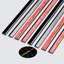 4x 300 mm Black Acrylic Flexible Hinges, Self-Adhesive, No Glue Required