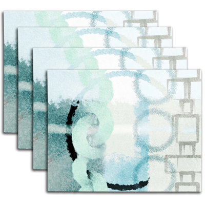 Napperon abstrait en polyester