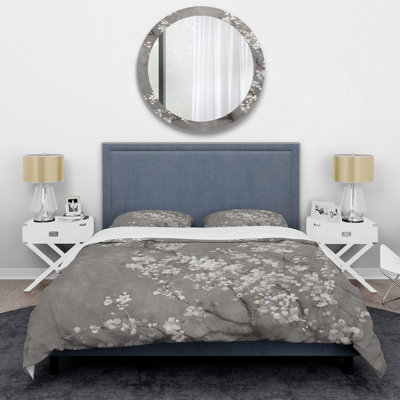 Ensemble de housse de couette Floral - Cherry Blossoms II Farmhouse