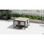 Outsunny 9 Piece Garden Dining Set Cube with Cushions 8 Seater Dark Grey