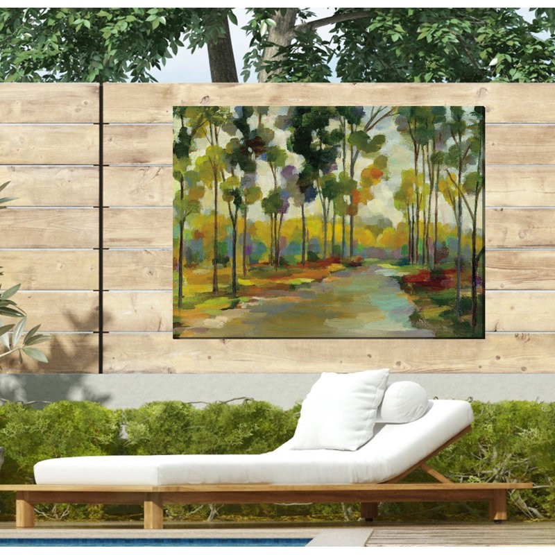Décoration murale d’extérieur à forêt lointaine Legrand