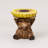 Highland Cow Stool with Sunflower Top