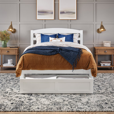 Elliana Solid Wood Slat Storage Bed