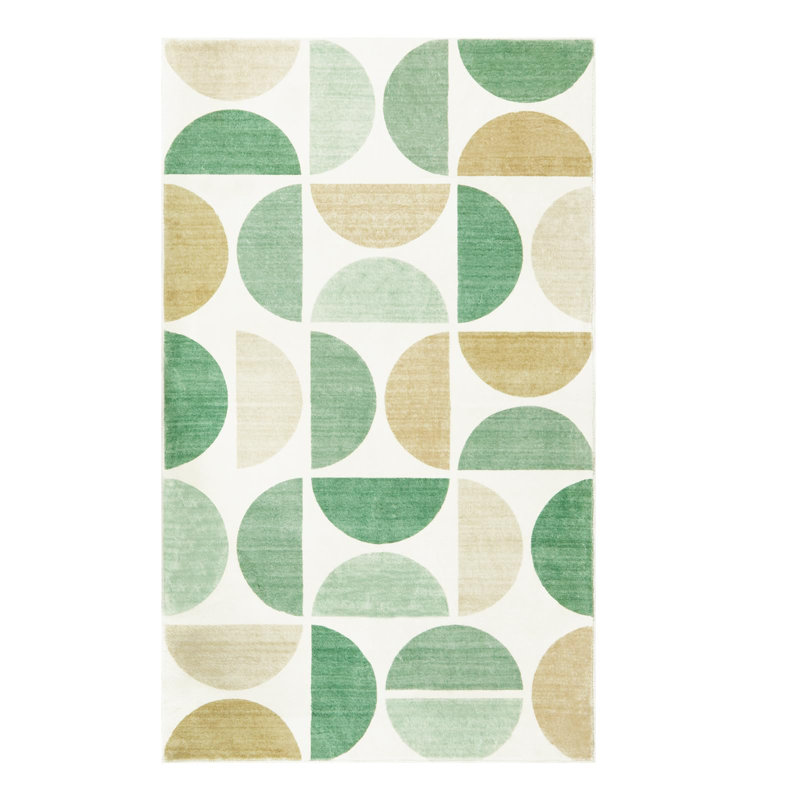  Tapis pelucheux Pebble Cove - Accent texturé organique avec base antidérapante, Rectangle 5 pi x 7 pi