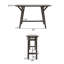 Console Whitten, table d'entrée, table de couloir avec cadre en bois Whitten-539655885