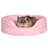 Ultra Plush Oval Donut Dog Bed-809269204-809269214