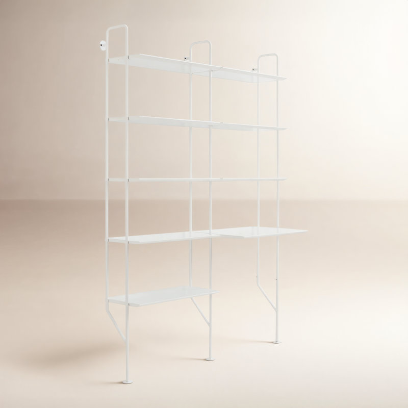 Hitch Desk, White, White