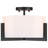 Gaspara Linen Semi Flush Mount