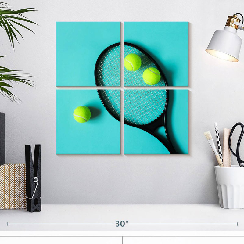 Balles de raquette de tennis, H 18 po x l 18 po