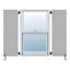 Ensemble de deux panneaux plats Atlantic-36951231-36951235-36951260