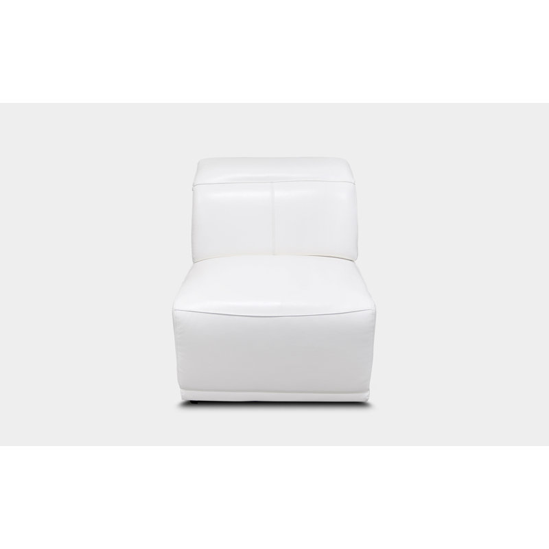 Fauteuil inclinable en cuir véritable