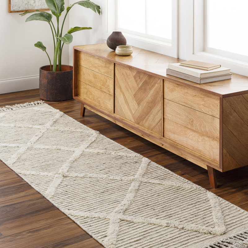 Roxas Wool Argyle Indoor Rug, Runner 2'6" x 8'