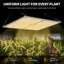 Lampe de culture à DEL 300W à spectre complet à intensité variable, panneau quantique rouge et infrarouge Sun Like