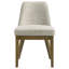 Chaise d'appoint Bryant (brun clair) rembourrée (ensemble de 2)