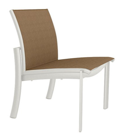 Kor Outdoor Dining Side Chair, Shell, Bogota