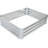 Rondrick Galvanized Steel Outdoor Raised Garden Bed - Silver - 4' W x 3' D x 1' H-299907382-296716293