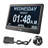 Digital Electric Tabletop Clock with Alarm in Black