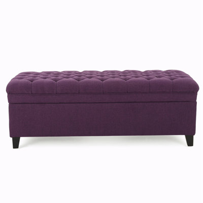 Twania Polyester Upholstered Storage Bench
