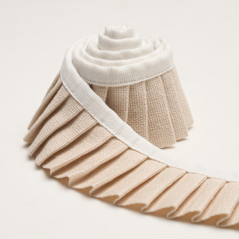 Clara Pleated Tape, Neutral