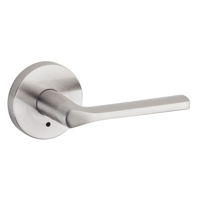 Lisbon Privacy Door Lever Set with Round Rosette