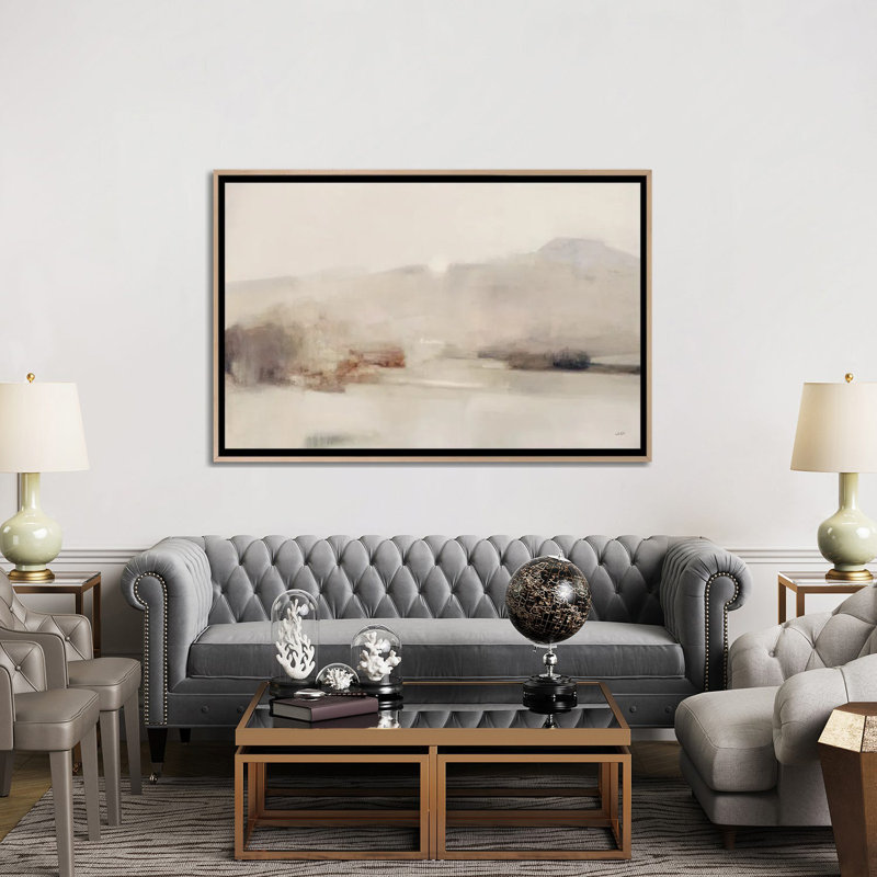 «Memory of the West Mute», reproduction d'art sur toile encadrée, H 40 po x l 60 po, Beige