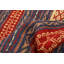 Tapis décoratif en laine noué à la main de conception unique noué à la main new age kashkoli rouge/mauve 3 pi 2 po x 4 pi 9 po