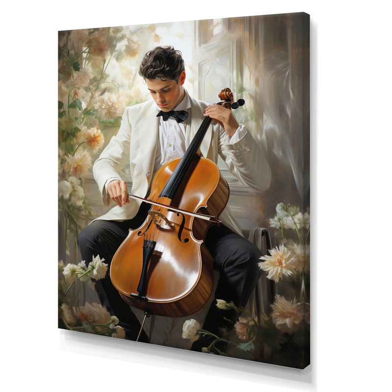Yoshiki Music Sonata classique délicat, H 44 po x l 34 po x P 1,5 po, Toile tendue