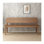 Banc en bois massif Letti