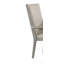 Fabric & Grey Oak Finish Arm Chair (Set Of 2)
